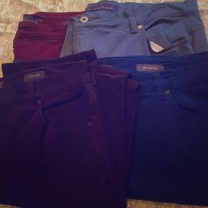 Straight legged Amanda jeans 18W Capris